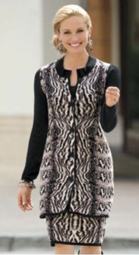 If you're trying to reveal a little bit of your wild side, an animal print skirt or sweater is exactly the look you need.