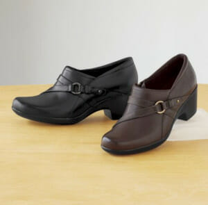 Clarks You don't have to compromise comfort for style. Clarks have continued commitment to footwear technology which enables them to create designs that not only look good, but feel good too.