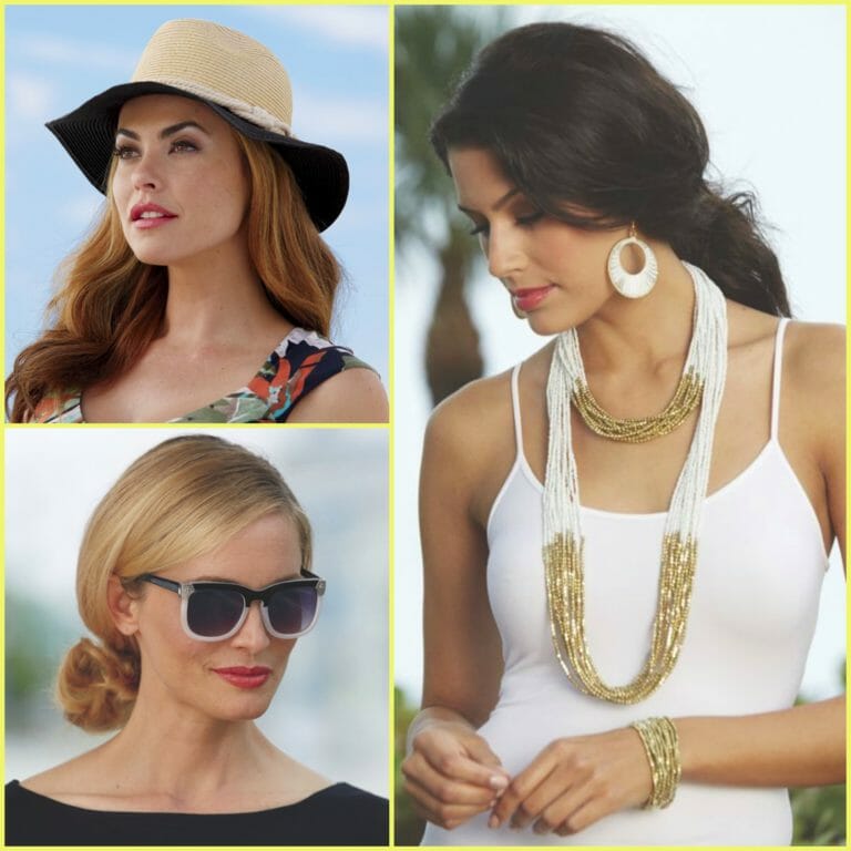 Summer Hats, Sunglasses & Necklaces