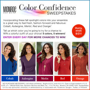 Various women wearing different colored clothing