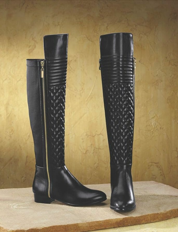 Quilt Front Boot by Midnight Velvet