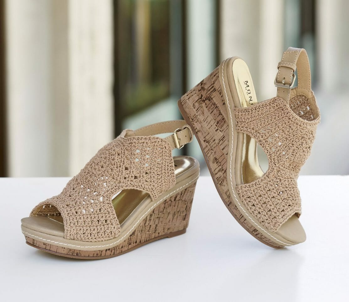 Crochet Wedge by Monroe and Main Crochet Wedge by Monroe and Main