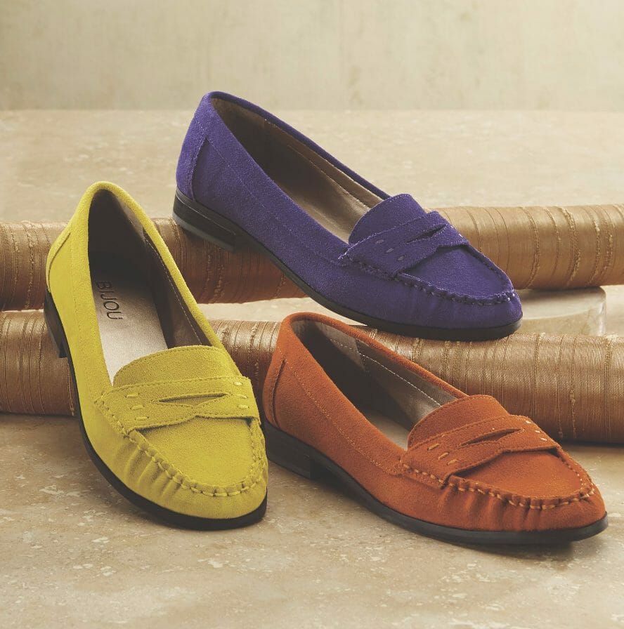 Suede Loafer by Bijou