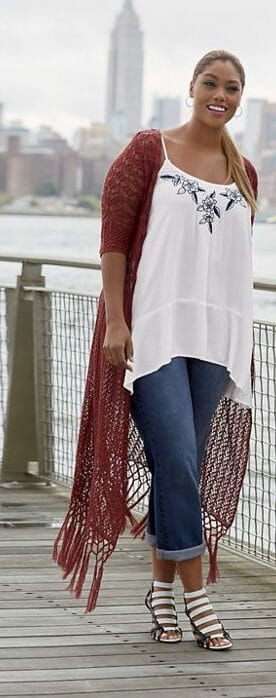 Crochet Fringe Duster Crochet Fringe Duster