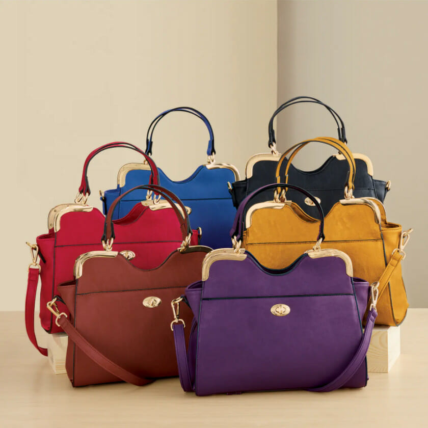 colorful purses
