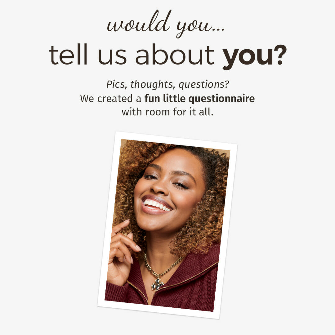 tell us about you image