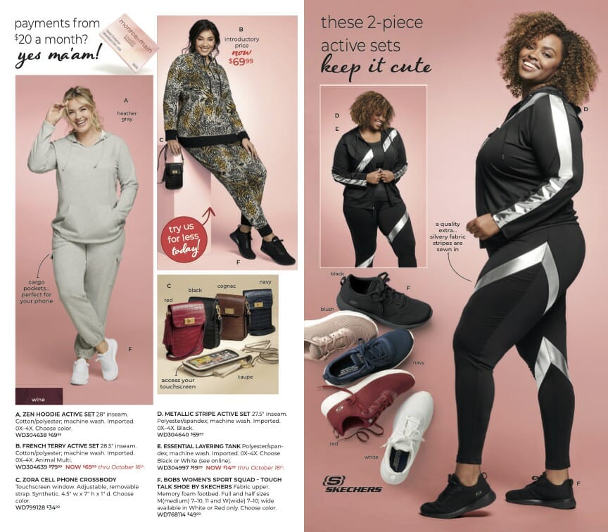 monroe+main fall catalog plus-size fashions