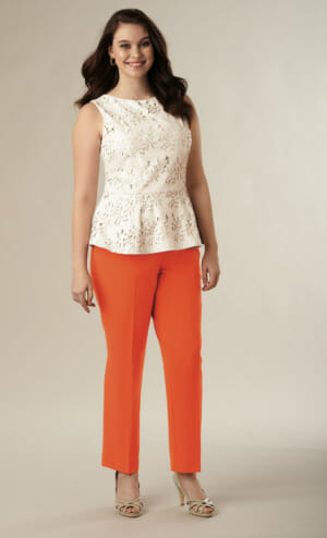 Orange is seen as enthusiastic and inviting. Wearers of this bright color will appear social and approachable. 