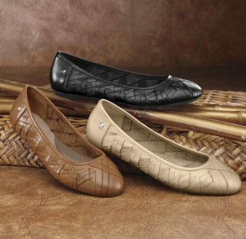 Basic leather slip on shoe in various colors