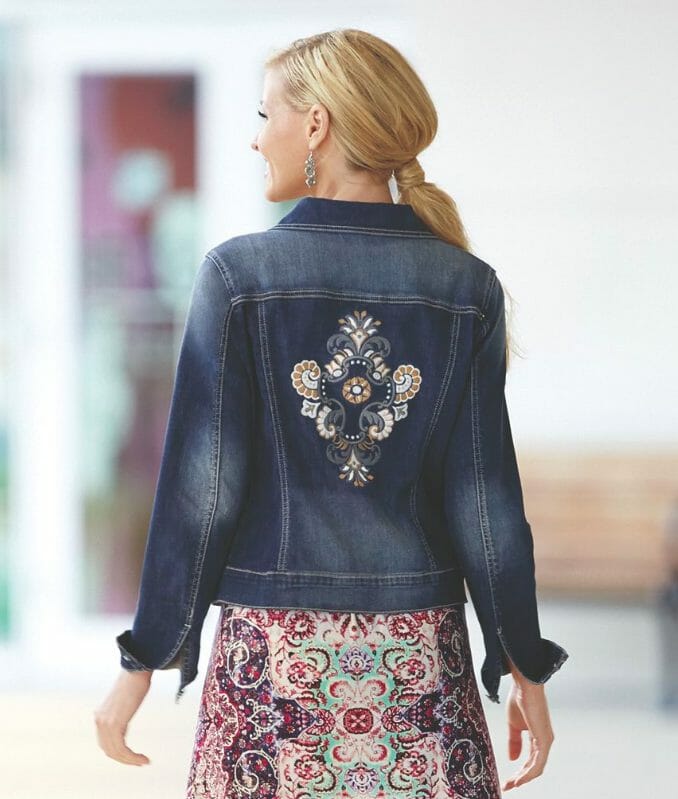A jean jacket to help you stay warm on cool summer nights.