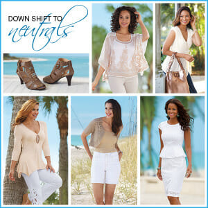 Look classy and chic this summer by incorporating more neutrals into your wardrobe.
