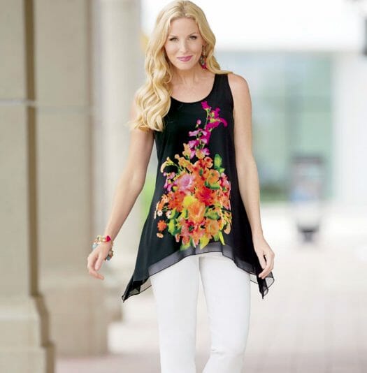 Placement Floral Tunic