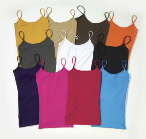 Tank top in various colors