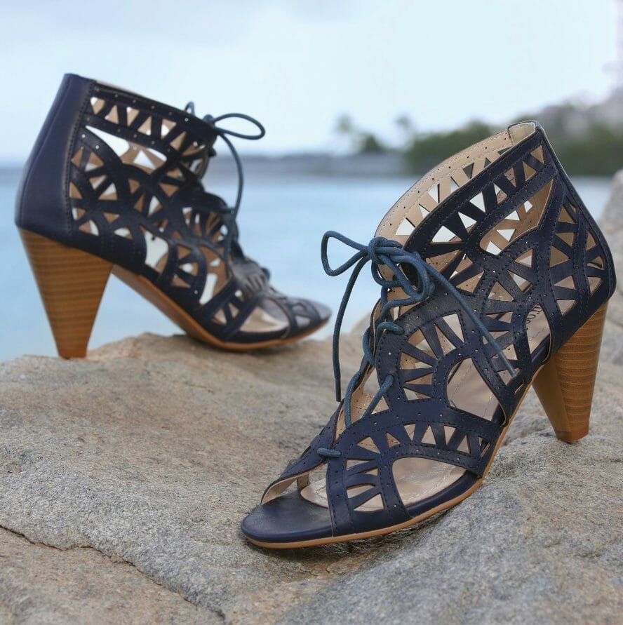 A cutout shoe is one of our favorite summer shoes.
