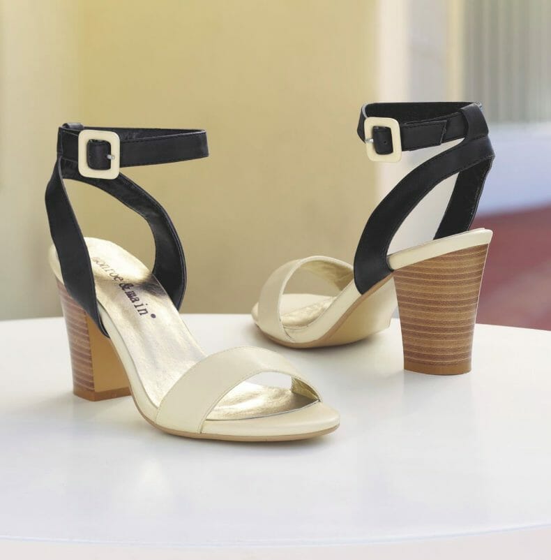 A Ivory Buckle Sandal is one of our favorite summer shoes.