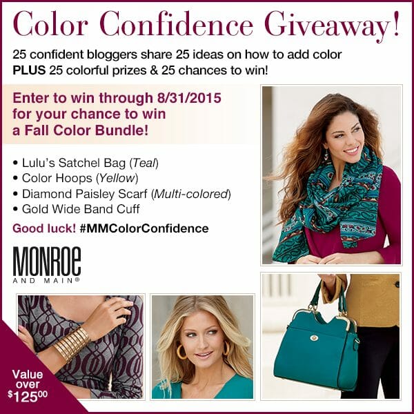 Monroe and Main Color Confidence Giveaway prizes 
