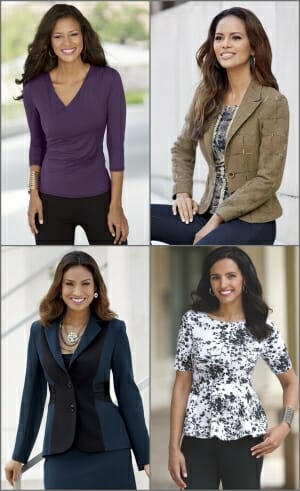 Various women in different styled outfits