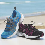 Fighting foot odor with athletic shoes