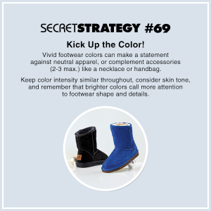 Kick up the color in your shoes