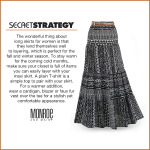 Secret Strategy #82: Layer With Long Skirts