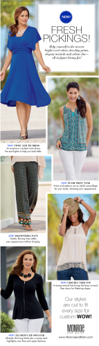 Women in various new outfits
