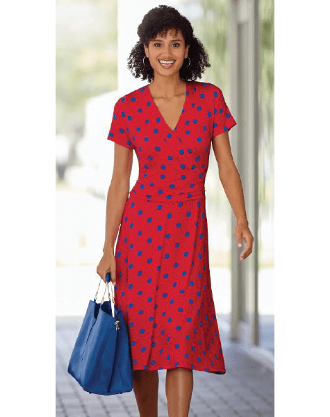 Spot-On A-Line Dress
