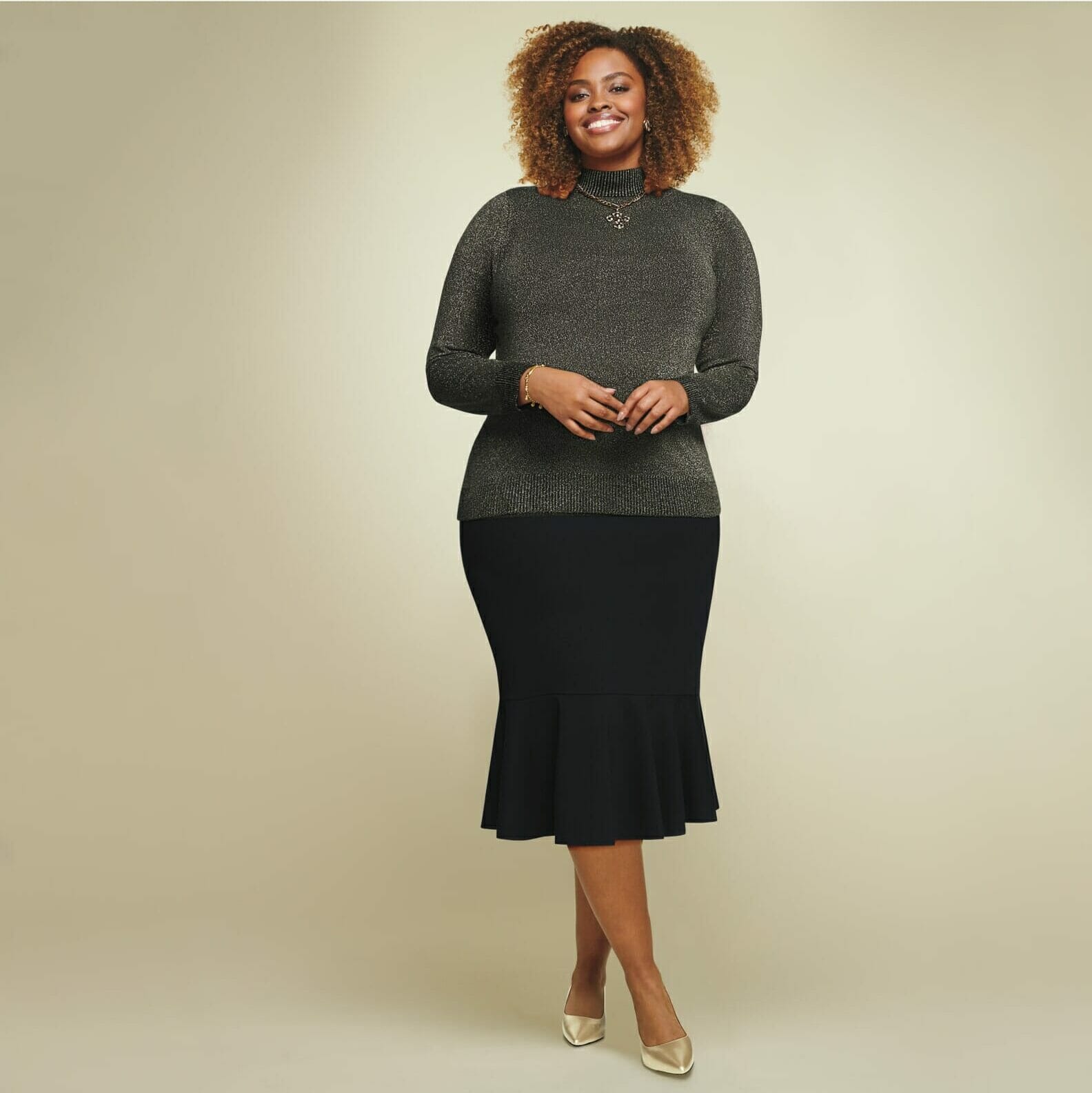 fit and flare plus size dress