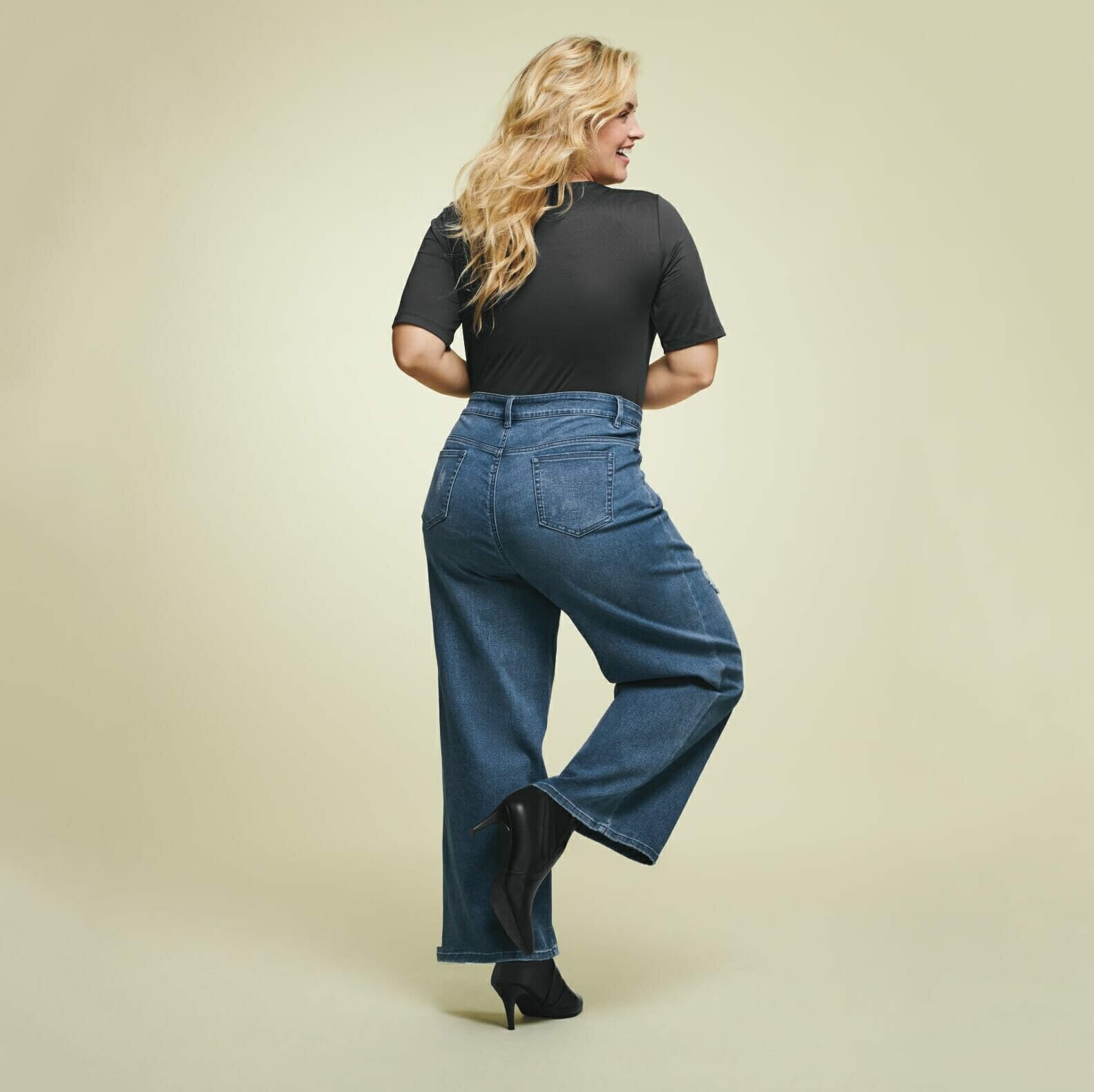 plus size gaucho jeans