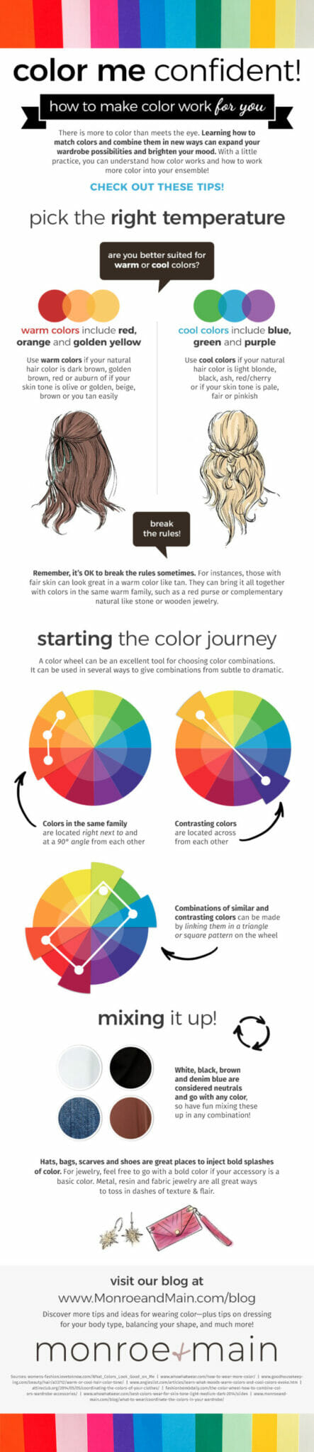 Skin Tone Color Wheel: Select colors to complement your skin tone