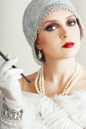 Woman in 1920's style